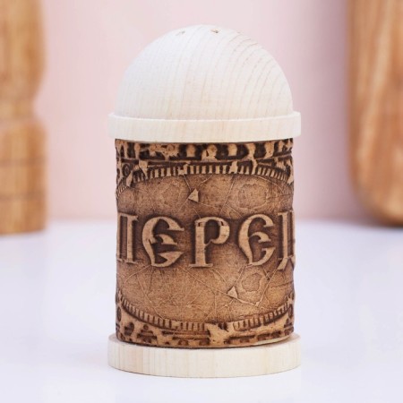 Speech for spices "Basket", 9 × 10 × 5 cm, birch bark-2