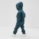Set for a boy (sweatshirt, trousers), emerald color, height 110 cm