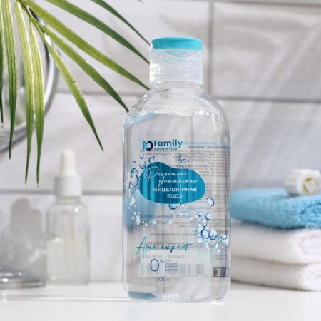Micellar water for removing Family makeup, "luxury of moisture", 300 ml