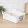 Storage basket suspended "loft", 29 × 26 × 11 cm, white color