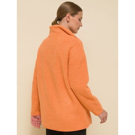 Female hoodies, size 44, orange color-2