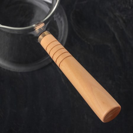 Glass Turkish "Arabica", 300 ml, 18 × 8.5 × 10 cm, wooden handle-2