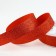 Decorative tape "Squeezes", 25 mm × 9.1 ± 0.5 m, red color