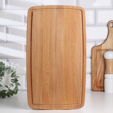 Large cutting board with bloodstream 400 × 230 mm, 12 mm-1