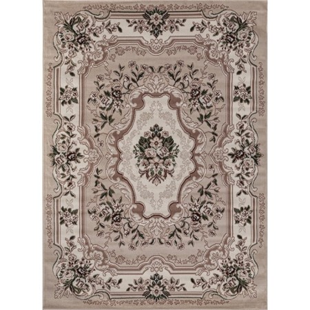 Rectangular carpet Merinos Gavana, size 200x400 cm, color Beige