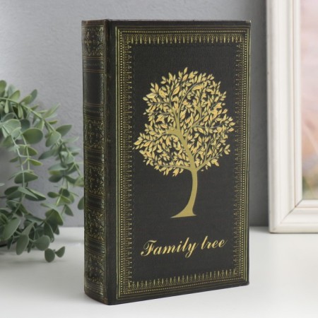 Safe Brush tree to the leatherette "Family tree" 21x13x5 cm