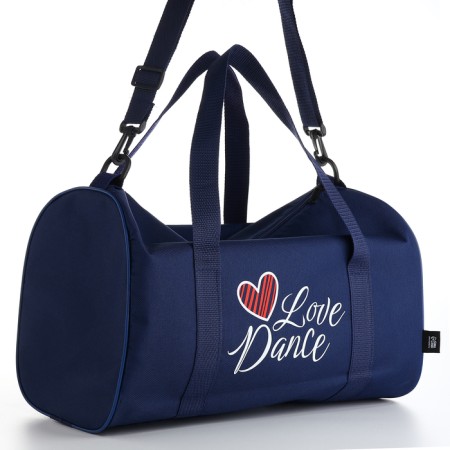 Female sports bag, textura, small size, blue color-4