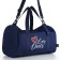 Female sports bag, textura, small size, blue color