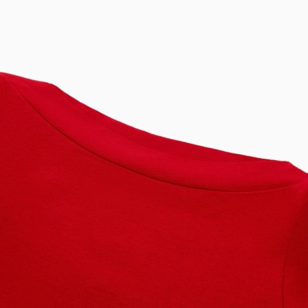 Women's T-shirt with a neckline Minaku Slim Fit: Red color, pr 42-7