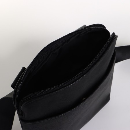Male bag, "saxi", black color-3