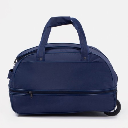 Road bag on wheels, a lightning department, with an increase, an outer pocket, blue color-1