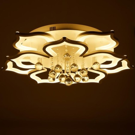 Economic chandelier with PDU 78055 80W LED 3000-6500K white 75x75x21 cm-2