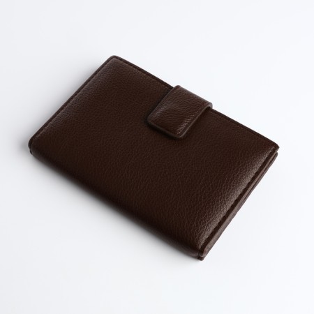 Cover for car documents and passports for magnet, brown color-2