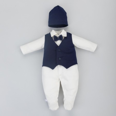 Kinderlitto “Young gentleman” discharge kit, 4 items, height 50-56 cm, dark blue color-2