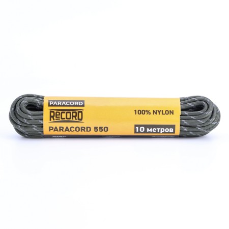 Paracord reflective 550, nylon, khaki, D - 4 mm, 10 m-1