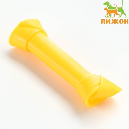 Bone Bone toy for Dogs, 13 cm, yellow
