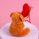Soft toy "I love you", Bear, Mix Colors