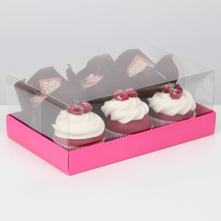 Confectionery box, packaging, Fuchsia, 22 x 8 x 13.5 cm