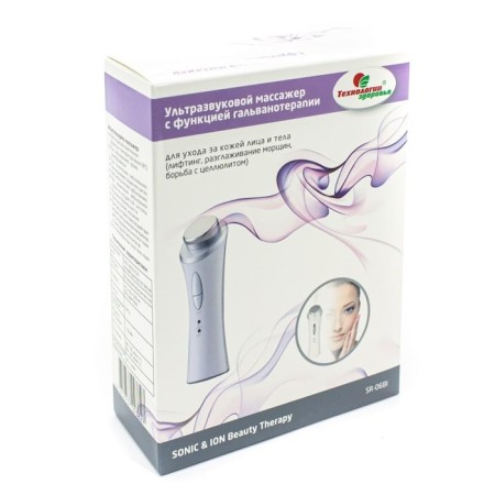 Facial massager SR-06 BI, electric, ultrasonic, from the battery, white-3