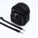 Bag-rug-rug on lightning, 3 outer pockets, long belt, black color