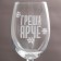 A glass for the wine “sin is brighter”, for the New Year, 360 ml.