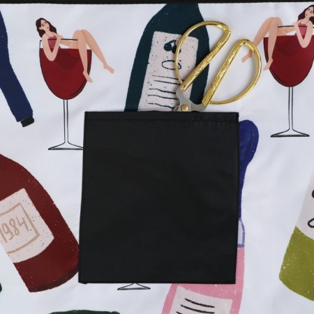 Apron kitchen "wine", with a pocket-2