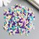 Beads for PVC Creativity "Ring of yellow-violet" set ≈ 330 pcs 0.1x0.4x0.4 cm
