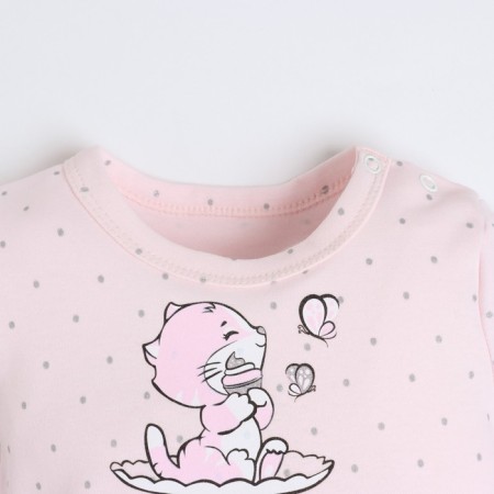 Combineson children, pink color, height 80cm-1