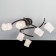 Ceiling chandelier Citilux "Berta" CL126162, 74x74x35 cm, 6x75W, E27, brown color