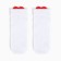 Women's socks, white/heart, size 35-37