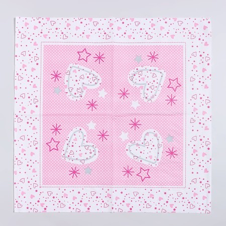 Paper napkins "Magic hearts", 33x33 cm, set 20 pcs-1