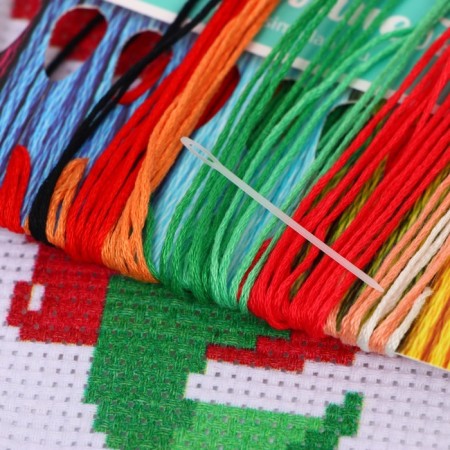 Cross -stitch "Mermaid", set for creativity, 14 x 10 cm-5