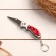 Folding knife, keychain "Shark" 11 cm, mix, handle plastic