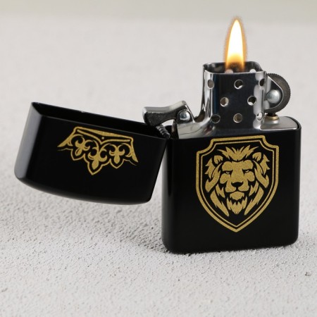 Lighter gasoline "Tsar", 5.5 x 3.5 cm.-2