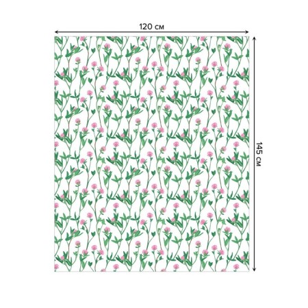 Tables on the table "Field flowers", rectangular, oxford, size 120x145 cm-1