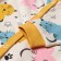 Combineson children, cream color/kittens, height 74 cm