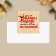 Mini postcard "Do not flatter", Santa Claus 7 x 7 cm, New Year