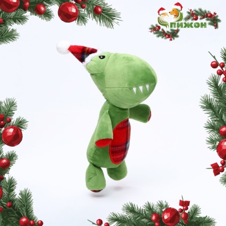 Soft toy for dogs "dino" with a squeak, 35 x 16 cm