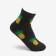 Women's socks "pineapp", black color, size 23-25