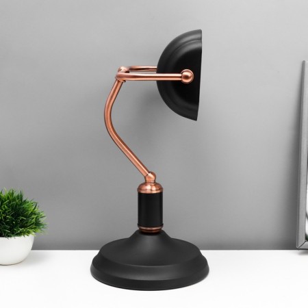 Banker table lamp E27 40W Black Copper 20x26x36cm-2
