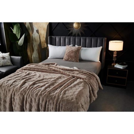 Bernard cover, size 160x220 cm, beige color-1