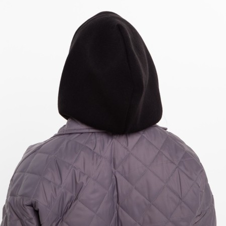 Hat (caper) female, black color, size 54-58-5