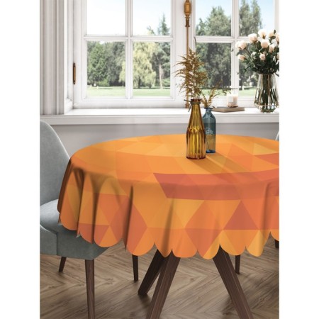 The tablecloth “Geometric patterns”, round, Saten, d = 150 cm