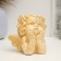 Figure pot "Dreaming Angel" 12x8x12cm, gilding