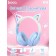 Hoco W42 headphones, wireless, full -size, Bluetooth 5.0, 400 mAh, blue