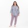 Women's pants homemade, lilac color, size 48