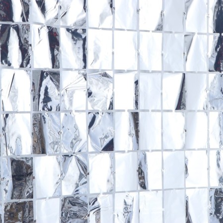Festive curtain 100*200 cm, silver color-1