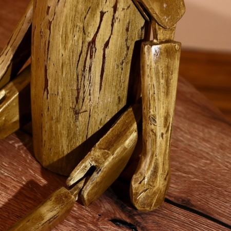 Souvenir "Hare" hanging paws, wood 70 cm-5