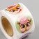 New Year Stick Paper "Santa Claus and Forest Beasts" d = 2.5 cm 252 pcs in roll