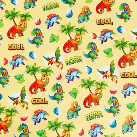Paper Glossy “dinosaurs”, 1 sheet, 70 x 100 cm-1